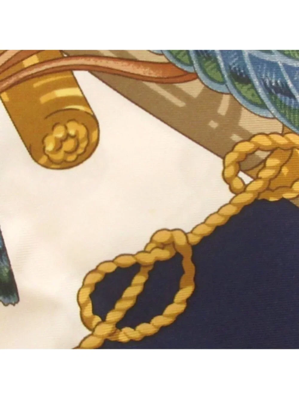 Hermes Carre 90 les Oiseaux du Roy King's Birds Scarf Silk Navy